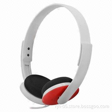 New arrival color line control headphone with good sound quality